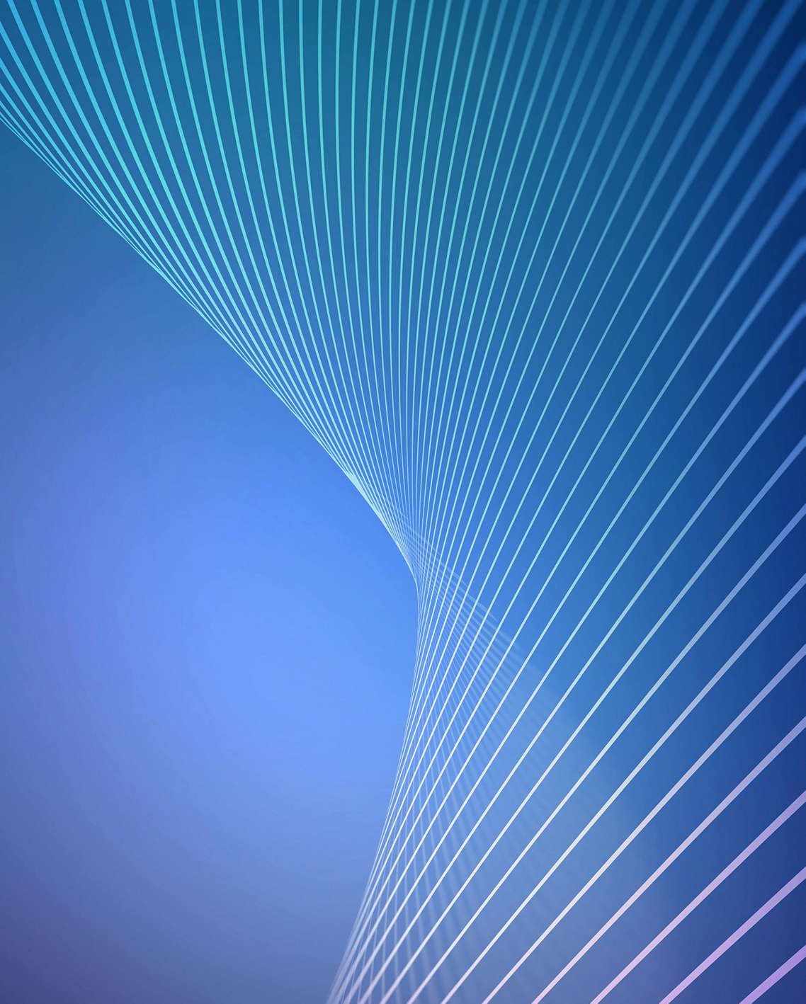 Abstract background of connected blue network nodes