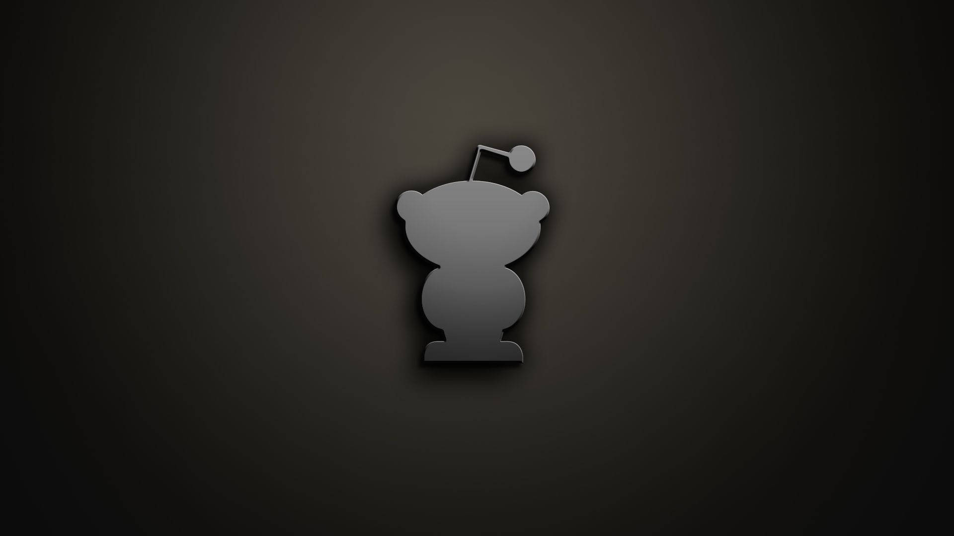 Abstract Reddit logo representation